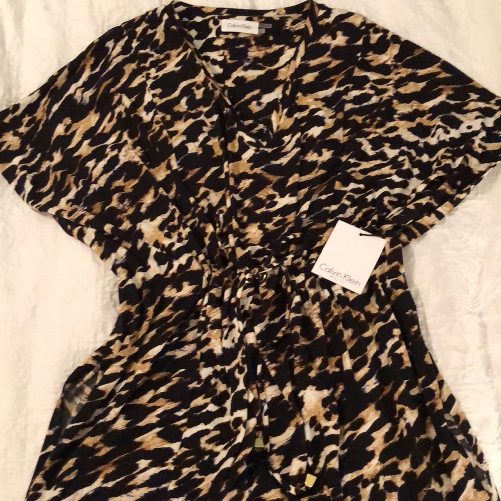 Calvin Klein Cinch-Waist Dress/Tunic NWT